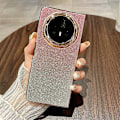 Miniatyrbilde 1 av 5: For Honor Magic V3 5G Deksel - Glitrende Hard PC Telefondeksel Gradient Pink