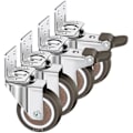 Pikkukuva 1 / 4: 4 kpl 50 mm pyöriviä pyöriä, 100 kg huonekalupyöriä, L