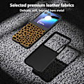 Miniatyrbillede 3 af 5: Telefonhus til Motorola Razr 50 Gold Leopard