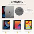 Pikkukuva 2 / 5: Kotelo, joka on yhteensopiva iPad 10.2 tuuman iPad 9./8. sukupolven ja iPad 7. sukupolven kanssa, jossa on kynäteline, suojakotelo pehmeällä TPU-takakannella, Ye[D]