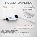 Miniatyrbillede 5 af 5: 2x LED Driver, 18-24W Transformer til LED Loftlampe, LED Panel Strømforsyning, DC Stik (18-24W)