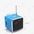 Mini Trådlösa Bluetooth-högtalare 3W Portabla Utomhus[D]