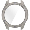 Miniatyrbild 4 av 5: Skyddshölje för Garmin Fenix 8 51mm Klocka PC-Ram med Härdat Glas Skärmskydd