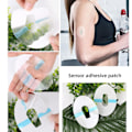 Miniatyrbilde 2 av 5: Dexcom G6 Limplaster, Vanntette Plaster For Dexcom G6, Premium Transparent Overpatch For G6 Sensor clear 50pcs