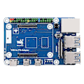 Miniatyrbild 2 av 5: Cm4 Till Pi4b Utbyggnadskort 4-vägs Usb3.0+rj45 Gigabit Ethernet Port Cm4 Till Pi4 Adapter För 4b Kretskort