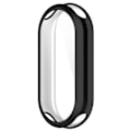 Pikkukuva 5 / 5: Xiaomi Smart Band 8/Mi Band 9/9 NFC -älykellon galvanoidulle täyssuojakuorelle TPU-kellokehyskotelo [D] Black