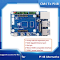 Miniatyrbild 4 av 5: Cm4 Till Pi4b Utbyggnadskort 4-vägs Usb3.0+rj45 Gigabit Ethernet Port Cm4 Till Pi4 Adapter För 4b Kretskort