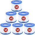Miniatyrbild 1 av 6: Typ VI filterelement för badtunna för Lay-Z-Spa, Coleman SaluSpa 90352E, 58323E, 58323 pool- och spafilter 6pcs