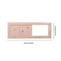 Miniatyrbillede 3 af 3: 1 sæt saunarum ventiler lameller gitre ventilationspaneler saunarum udstyr[D]