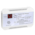 Miniatyrbillede 1 af 5: Propandetektor 12V LPG Naturgas Sensor Lækagealarm 85DB Sirene til Bil RV Hjem Digital Propan T