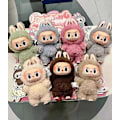 Pikkukuva 1 / 2: POP MART LABUBU The Monsters Etciting Macaron Pehmolelut Figuurilelu Blind BoX&[D] soymilk