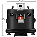 Miniatyrbilde 2 av 5: 2 Motion Plus Adapter Sensor for Wii Remote Controller, Motion Plus Adaptor Accelerator Replacement for Wii Motion Plus Adapter Black