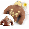 Miniatyrbild 2 av 5: Stretchig Lim-Sandfylld Gummi Gorilla, Latex Gorilla Mjuk Avkoppling Dockleksak, Squishy Apa Leksak, Djur Hög-Elastisk Stretchbar, Avkoppling