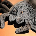 Miniatyrbilde 5 av 5: Realsitisk Stor Edderkopp Plysj Leke Myk Plushie Stoffdyr Skummel Edderkopp Dukke Halloween Romdekorasjon Barn Bursdagsgave Black 80CM