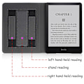 Miniatyrbild 3 av 5: Fodral för 6,8 tum All-New Kindle Paperwhite 11:e generationen 2021 / Signature Edition Omslag med automatisk sömn/vakna dubbel handrem / Stativ Apricot blossom