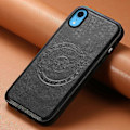 Pikkukuva 5 / 5: DENIOR iPhone XR -kotelo PU-nahkainen puhelimen takakuori, yhteensopiva MagSafe[D]:n kanssa Black