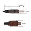 Miniatyrbillede 5 af 5: 9.6V NiCd/NiMH Batteri USB Oplader 200mA til RC Bil Båd til Tank Legetøj[D] Positive