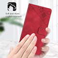 Miniatyrbillede 4 af 5: Præget PU-etui til Infinix Zero 30 5G[D] Red