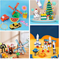 Miniatyrbillede 5 af 5: Pla 3D Filament, 1,75 mm 3D Refill, 5M 3D Filament 20 Farver Hver, Egnet til Børn og Voksne, 3D Pen Tilbehørsfilament til 3D Printer Pen[D]