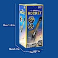 Miniatyrbillede 2 af 3: National Geographic Stem Power Raketstarter til Børn Motoriseret Power Rocket-SDR