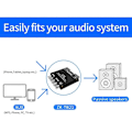Miniatyrbillede 2 af 5: ZK TB21 2.1CH BT5.0 TPA3116D2 Digital Forstærker 50Wx2+100W Subwoofer