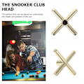 Pikkukuva 3 / 4: Biljardikepin teline Snooker Pool Cue Rest Biljardikepin Biljardikepin pidike [D] Golden 8X8CM