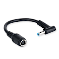Miniatyrbillede 4 af 5: 1 stk 7,4 mm til 4,5 mm DC Strømoplader Konverter Adapterkabel til HP Dell