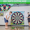 Pikkukuva 5 / 5: Golf Chipping -pelisetti, tarttuvat golf-/tikkaharjoittelumatot sisä- ja ulkokäyttöön lapsille ja aikuisille, 100 % uusi [D] 180cm