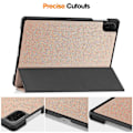 Miniatyrbild 5 av 5: For Honor Pad X8a Fodral Anti-Drop Läder Stativ Tabletskydd Rose Gold