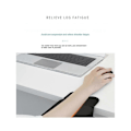 Miniatyrbilde 4 av 5: Armlenestøtte Desk Computer Support Musmatte Håndleddstøtte Armfeste Folding Tastatur Albue Støtte