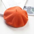 Mössa Dam Vinter Basker Ull Basker Varm Mössa Ull Stickad Mössa Orange[WSY]