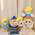Miniatyrbilde 2 av 5: Hamination Bryson og Ham Plushie Leke Supergutt med Gult Hår Drooling Ham Pute Plush Leke Myk Stoppet Dukke Gave -NMAOV B