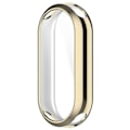 Pikkukuva 5 / 5: Xiaomi Smart Band 8/Mi Band 9/9 NFC -älykellon galvanoidulle täyssuojakuorelle TPU-kellokehyskotelo [D] Gold