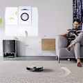 Pikkukuva 3 / 5: Ecovacs X1 Plus -robotti-imurin varaosat: Sivuharja, HEPA-suodatin, moppi, pölypussi