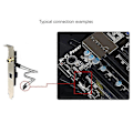Miniatyrbilde 4 av 5: 24Bit 192Khz Datterkort SPDIF Optisk og RCA Utgangsplate Kabelbrakett Digital Lydutgang for Black
