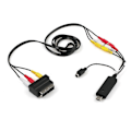 Pikkukuva 3 / 3: 1 setti USB 2.0 VHS-DVD-muunnin Au-dio Video Capture -laitepaketti RCA-kaapeli Windows 10 -järjestelmille
