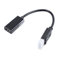 Miniatyrbild 2 av 5: Dp Displayport Han till Hona Kabelkonverter Adapter