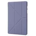 Pikkukuva 2 / 4: Samsung Galaxy Tab S9 -muotoiltava silikoninen nahkainen tablet-kotelo Lavender