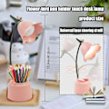 Miniatyrbillede 2 af 5: 1 stk LED skrivebordslampe Børnelæselampe med penneholder Dæmpbar Pink Green