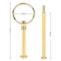 Miniatyrbilde 5 av 5: 4 Sett 3-lags Kake Stativ Hardware, Lagdelt Brette Hardware 3-lags Kake Stativ Beslag Hardware