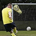 Miniatyrbilde 3 av 5: Fotballmålnett Forbedre Nøyaktighet Ferdighet Forbedre Sammenleggbar Skuddnett Mål Trening S/L Frispark Øvelse