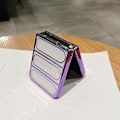 Miniatyrbillede 5 af 5: Electroplateret TPU-beskyttelsesetui til Samsung Galaxy Z Flip5 Purple