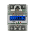 Miniatyrbild 1 av 3: 3-fas 4-ledare energimätare 220/380V 5-80A energikonsumtion kWh-mätare DIN-skena montering digital mätare med LCD-bakgrundsbelysning