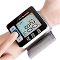 Miniatyrbild 2 av 5: Armbandsblodtrycksmätare Automatisk Stor Lcd-Skärm Justerbar Armbandsmanchett Automatisk Dubbel 99 Läsminnesfunktion Automatisk Digital Bp-Maskin För Hemmet WITH Voice broadcast