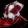 Pikkukuva 4 / 5: Korean Bouquets Red and white
