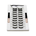 Pikkukuva 2 / 2: Magneettiset tekoripset 10 paria ripsiä 2 eyeliner-setti kiharrin