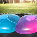 Miniatyrbilde 3 av 4: 130cm Stor Boblekule Magiske Boblekuler Transparent Hopp Ball Oppblåsbar Vannkule (1 stk) BLUE