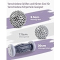 Pikkukuva 2 / 5: Uusin parannettu versio Jalkaterän hierontarulla Jalkaterän hierontarulla [3 kpl] Lihasrulla ja pallot -setti Innovatiivinen jalkaterän hierontarulla Jalkasiilipallo R B