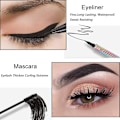 Miniatyrbilde 4 av 5: Vanntett Eyeliner Mascara Set 4d Curl Vanntett Langvarig Øyesminke Sett
