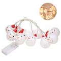 Miniatyrbillede 1 af 4: LED Snemand Lys LED Garland Lysstreng Julepynt Til Hjemmet Warm white